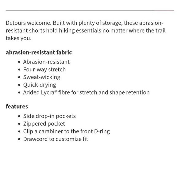 Lululemon Cargo Hiking Short 6 Super-High-Rise 8" Altered Nature Multi LW7CHAS - Picture 17 of 17